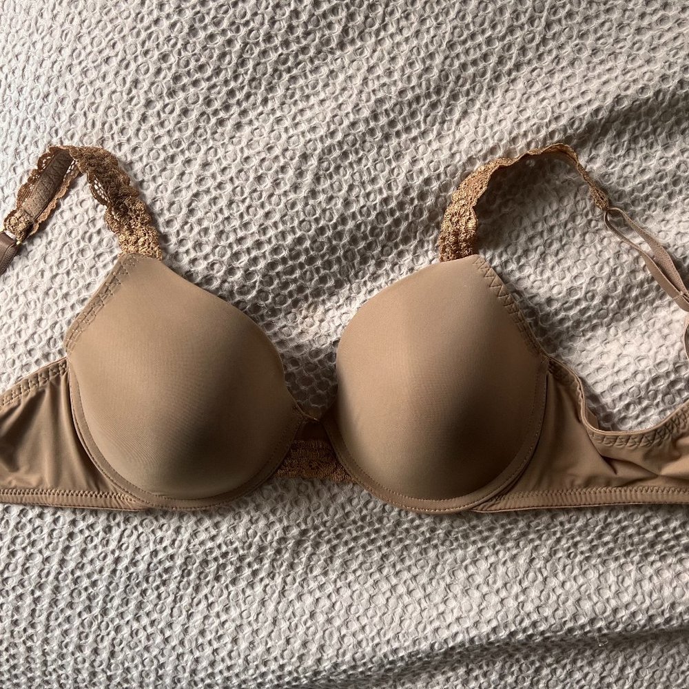 Natori Lace Trim Bra 34C